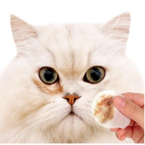 130x Eye Wipes for Dogs & Cats – Tear Stain Cleaner – Pet Grooming Pads - Picture 2 of 7